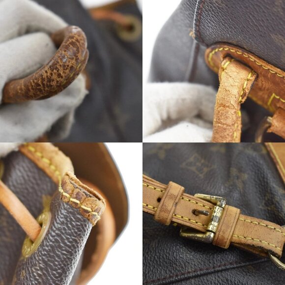LOUIS VUITTON Mini Montsouris Backpack Bag Monogram Leather Brown M51137 33KB025 - Picture 12 of 15